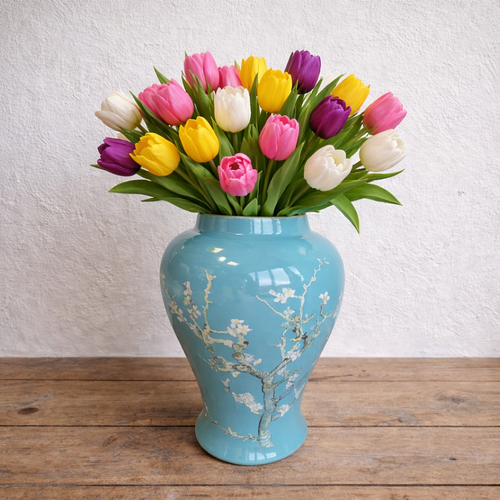 Ceramic Vase - Vincent van Gogh Almond blossom (35cm)