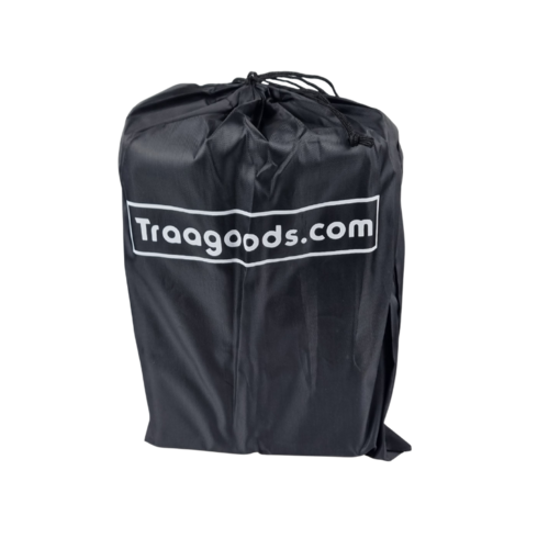 Six wooden dice in a black carrying case - dimensions per dice: 12 x 12 x 12 cm