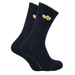 Socks black - woodenshoe embroidery - Traa Merch