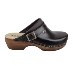 LEON heren klomp in maat 41 t/m 47 - kleur bruin