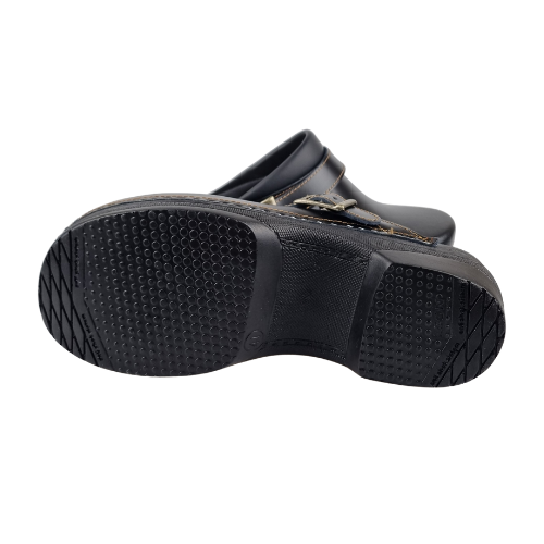 Leon Footwear LEON men's clog in sizes 41 to 47 - black