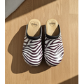 DINA Medical clogs - Zebra print black sole - Dina