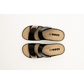 Leon Footwear Sandals with Velcro and anti-slip studs in the sole - black