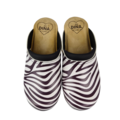 DINA Medische klompen - Zebra print zwarte zool - Dina