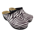 DINA Medical clogs - Zebra print black sole - Dina