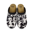 DINA Medical clogs - cow print black sole - Dina