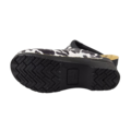 DINA Medical clogs - cow print black sole - Dina