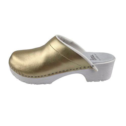 DINA Dina GoldCare - Golden leather top and PU Sole