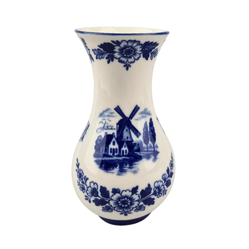 Tulip Vase Delftblue + 9 tulips (choose your colors) - Copy