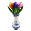 Tulip Vase 15cm Holland/Amsterdam (with or without tulip bundle)