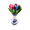 Tulip Vase Delftblue + 9 tulips (choose your colors) - Copy