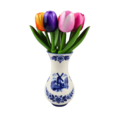 Tulip Vase 15cm Holland/Amsterdam (with or without tulip bundle)