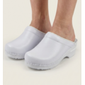 DINA Medical clogs with PU sole - White