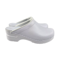 DINA Medical clogs with PU sole - White