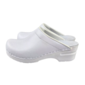 DINA Medical clogs with PU sole - White
