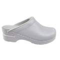 DINA Medical clogs with PU sole - White