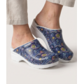 DINA Medical clogs with PU sole - Starry Night  white