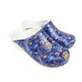 DINA Medical clogs with PU sole - Starry Night  white