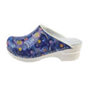 DINA Medical clogs with PU sole - Starry Night  white