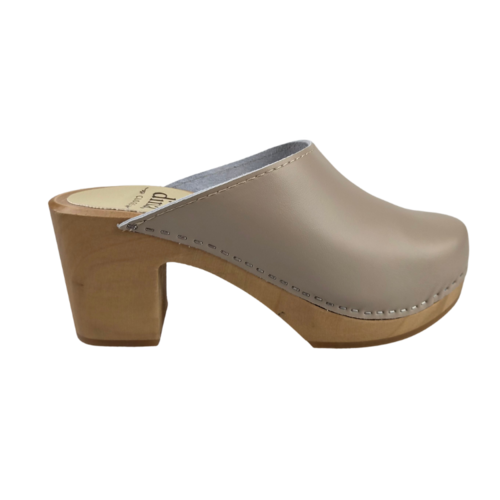 DINA DINA heels - hard leather - beige