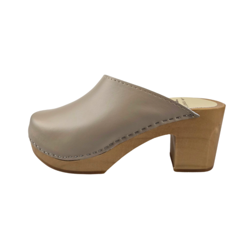 DINA DINA heels - hard leather - beige