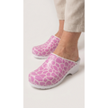DINA Medische klompen met PU zool - Pink Giraffe