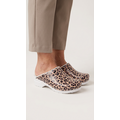 DINA Medical clogs with PU sole - Leopard skin