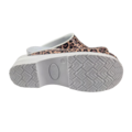 DINA Medical clogs with PU sole - Leopard skin