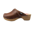 DINA Zweedse klompen- Klassiek Bruin unisex