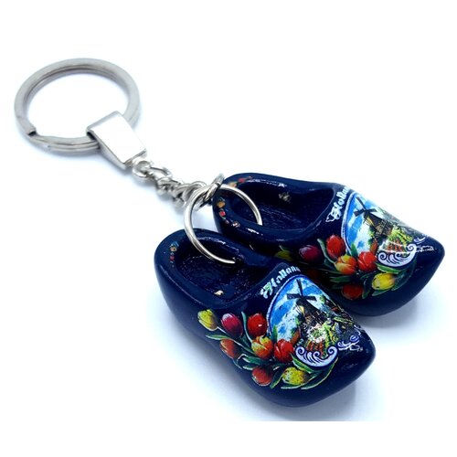 Klompsleutelhanger 2 klompjes (alle kleuren op één pagina)