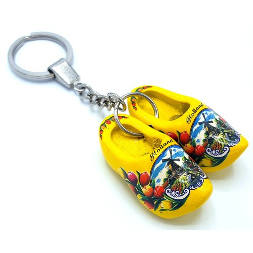 Klompsleutelhanger 2 klompjes (alle kleuren op één pagina)