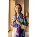 Irene Tulip scarfs Tulip scarf/shawl Blue 170*70cm