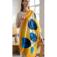 Tulip scarf/shawl Orange 170*70cm
