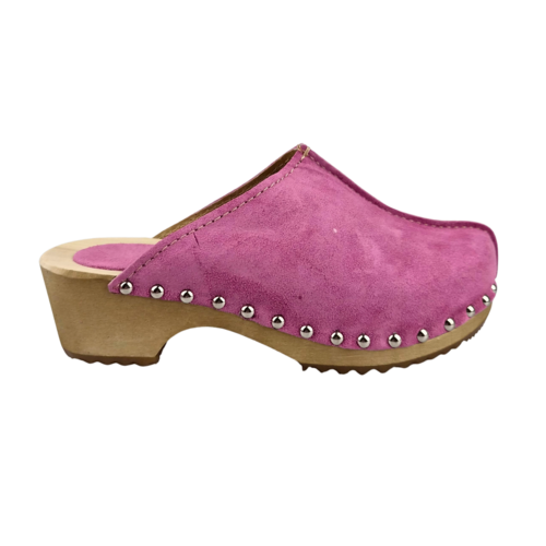 DINA Dina Lykke Clog - suede edition - Pink