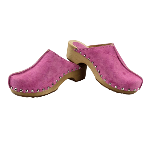 DINA Dina Lykke Clog - suede edition - Pink