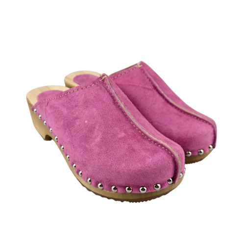 DINA Dina Lykke Clog - suede edition - Pink