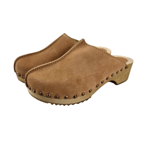 DINA Dina Lykke Clog - suede edition - Beige