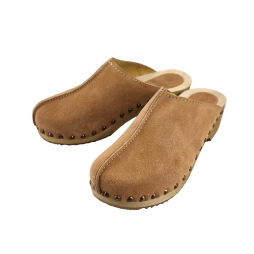 DINA Dina Lykke Clog - suede edition - Beige