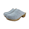 DINA Dina Lykke Clog - suede edition - Mint blue