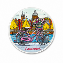 Epoxy Magneet Basiliek van Amsterdam  (bestel per 12 stuks)