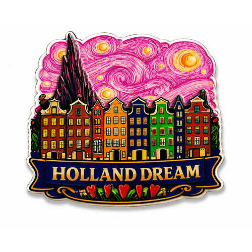 Epoxy Magneet Holland Dream (bestel per 12 stuks)