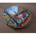 Epoxy Magneet Amsterdam Westerkerk (bestel per 12 stuks)