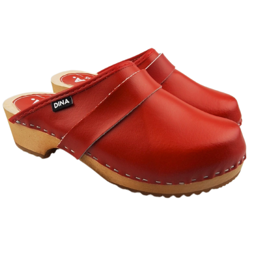 DINA Zweedse klompen - Rood