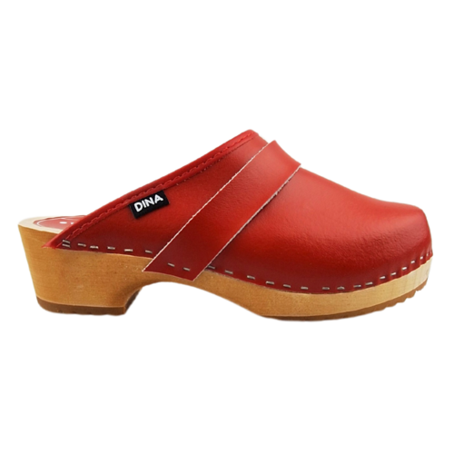 DINA Zweedse klompen - Rood