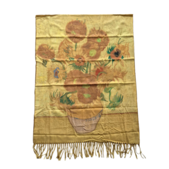 Scarf Sunflowers - van Gogh 180x66cm