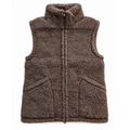DINA Bodywarmer 100%  scheerwol natuurlijk zwart maat S t/m 4XL