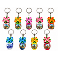 Woodenshoe keyhanger + tulips - all colors on one page