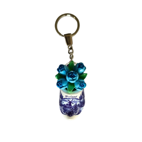 Woodenshoe keyhanger + tulips - all colors on one page