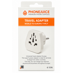 Travel adapter - world to europe type F