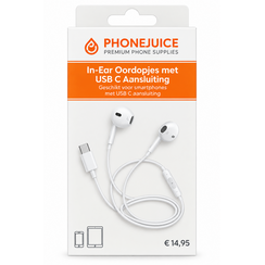 In-ear oordoppen met USB-C aansluiting